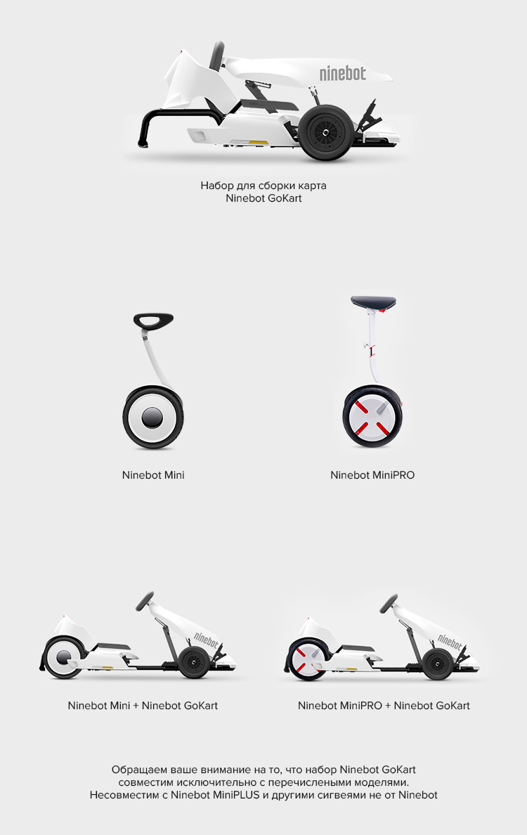 Купить набор для сборки карта Ninebot GoKart
