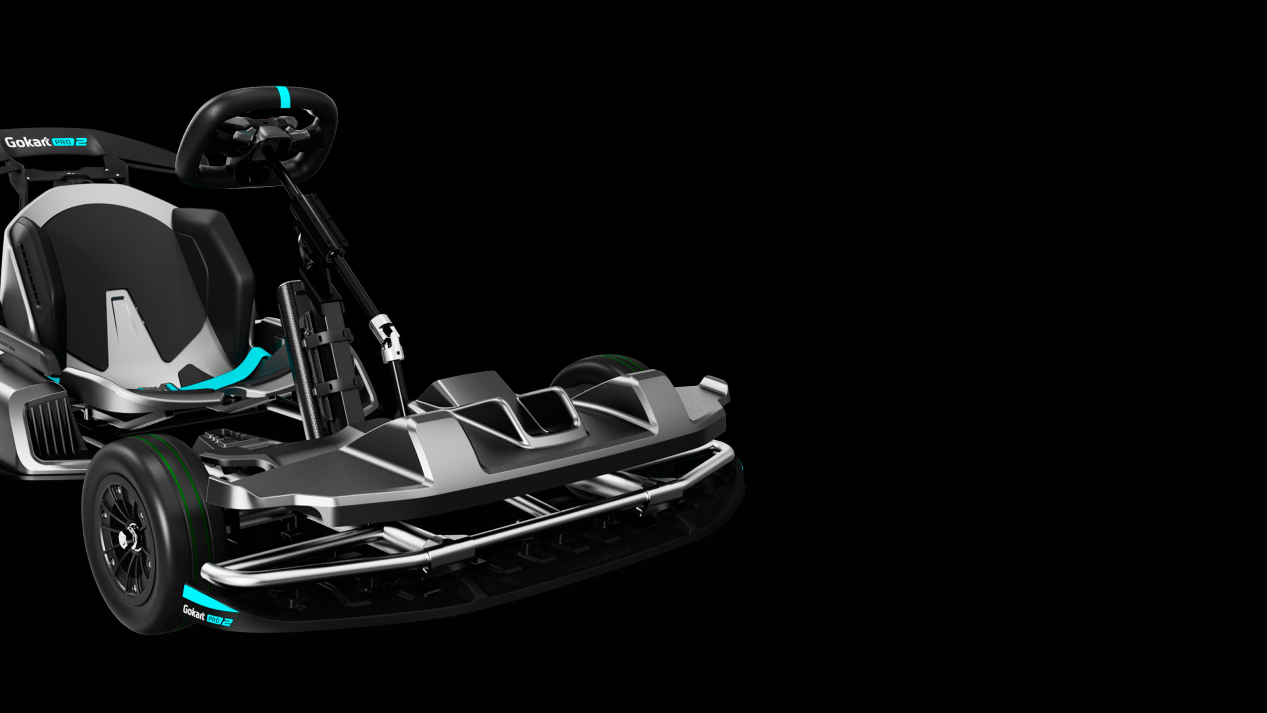 В конструкции Ninebot GoKart Pro 2 предусмотрена трёхступенчатая защита водителя от столкновений