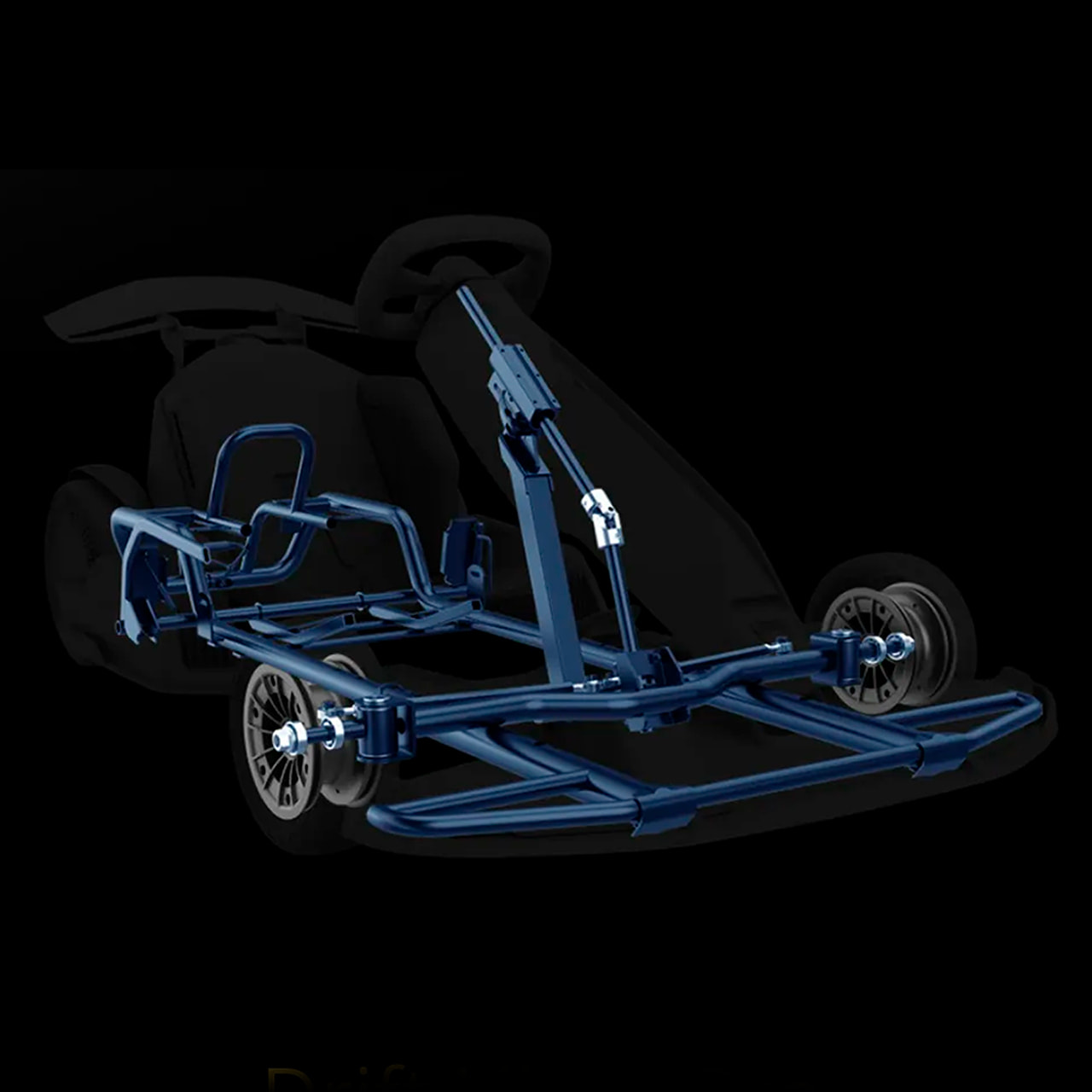 Рама электрокарта Ninebot Go-Kart Pro 2 изготовлена из стали
