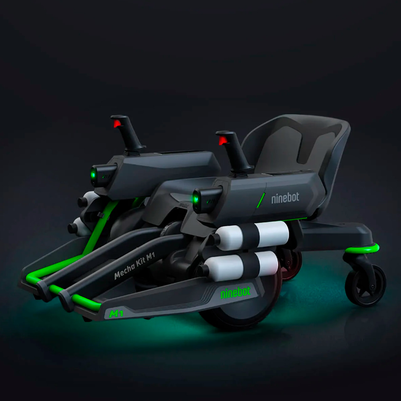 Ninebot Mecha Kit M1 оснащён атмосферной RGB-подсветкой