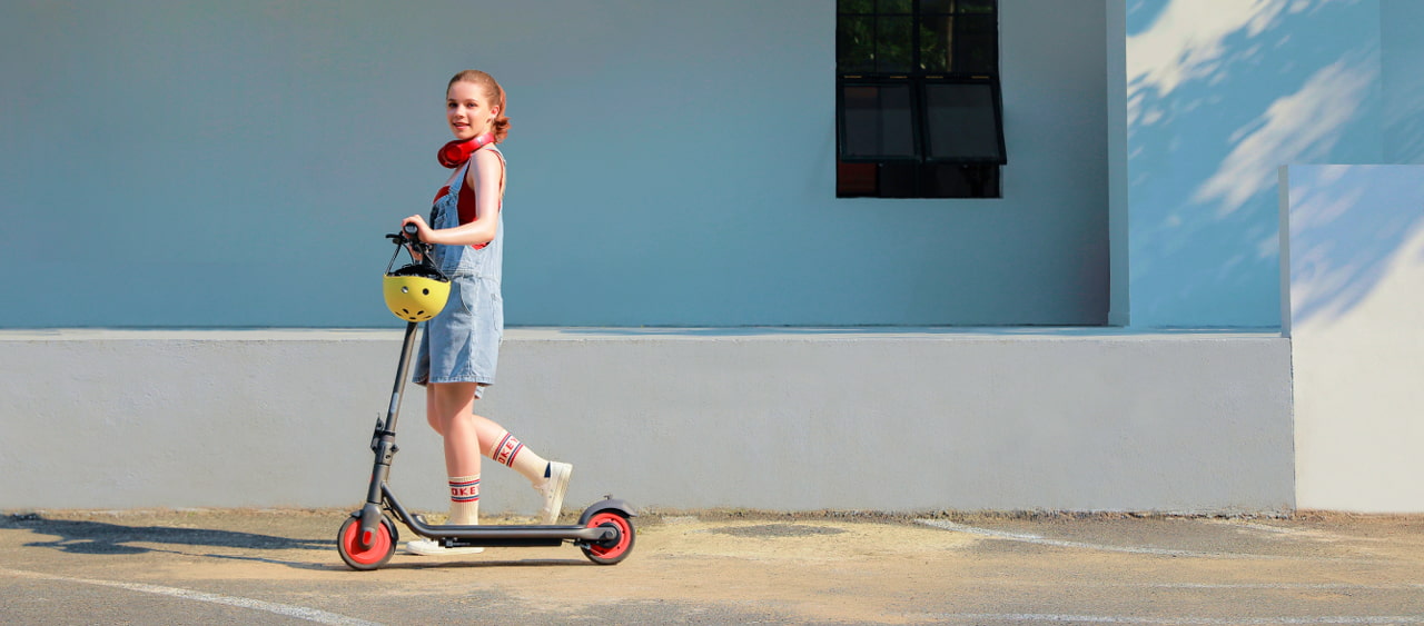 Купить электросамокат для подростков Ninebot C20 в Москве