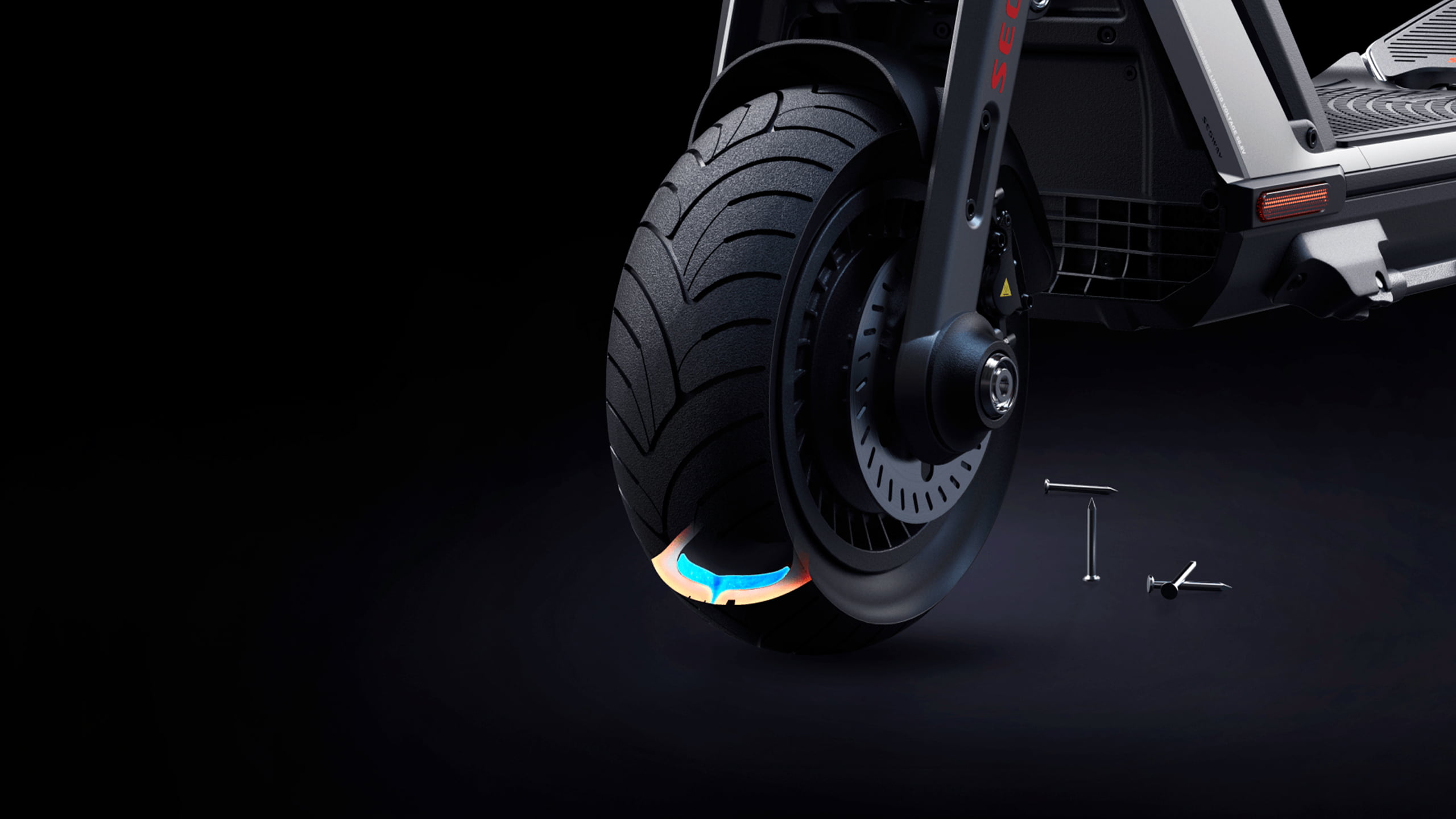 Шины Ninebot SuperScooter GT1 диаметром 11 дюймов со специальным гелем для самогерметизации